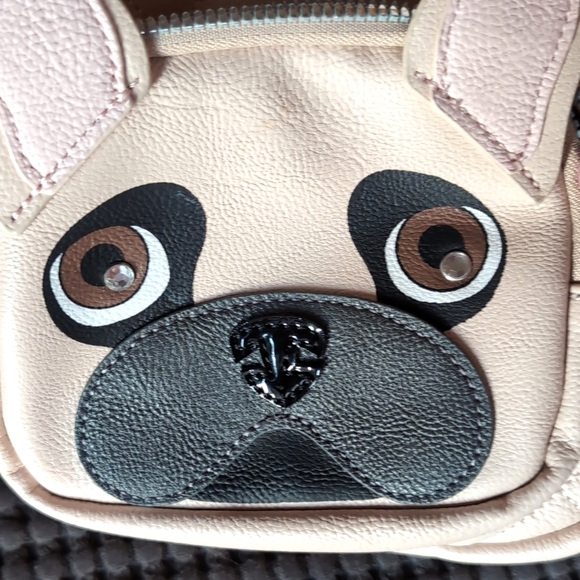 🐶 Betsey Johnson Kitsch French Bulldog Mini Backpack - Picture 5 of 9
